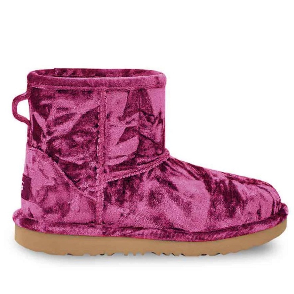 UGG- Classic Mini || Velvet Boots Pink